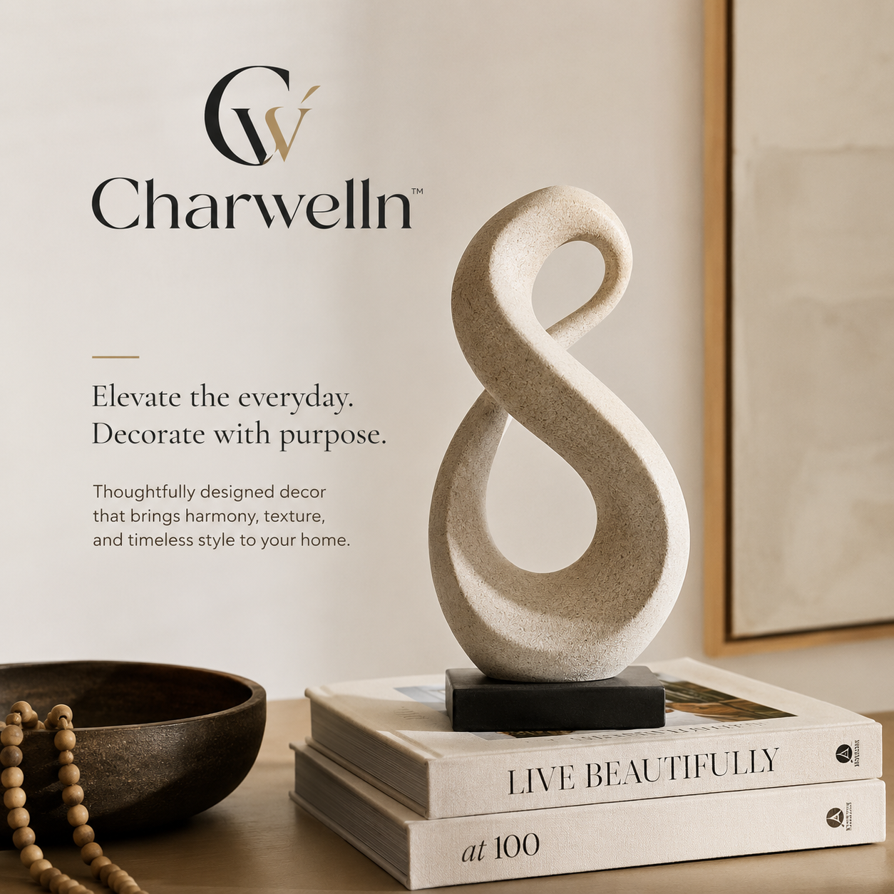 Charwelln™ Infinity Flow Accent Sculpture