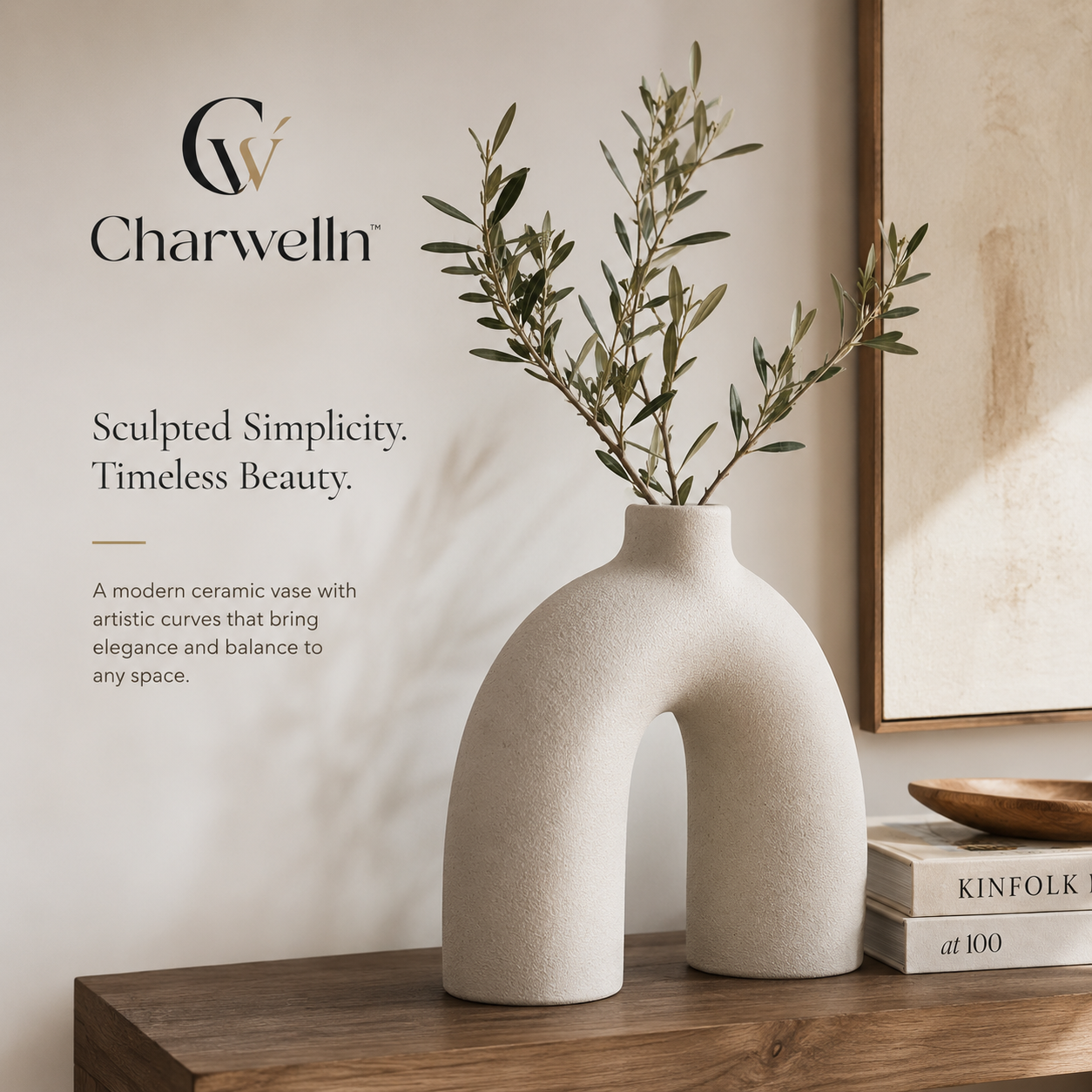 Charwelln™ ArcoMuse Ceramic Vase