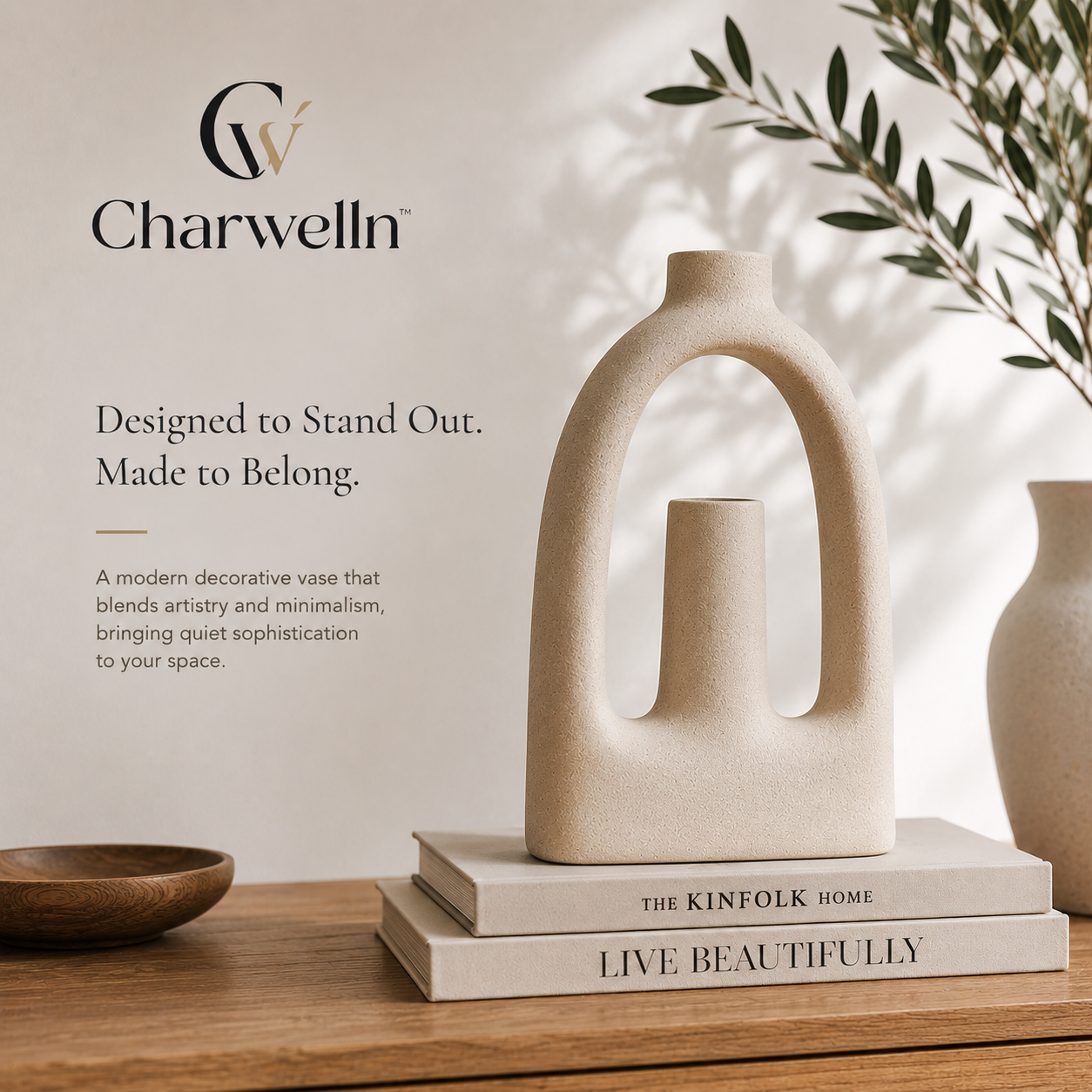 Charwelln™ ArchMuse Ceramic Vase